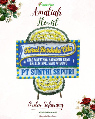 Papan Bunga Duka di Yawakukat