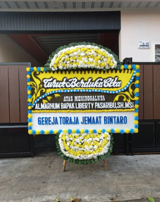 Papan Bunga Duka di Yawakukat