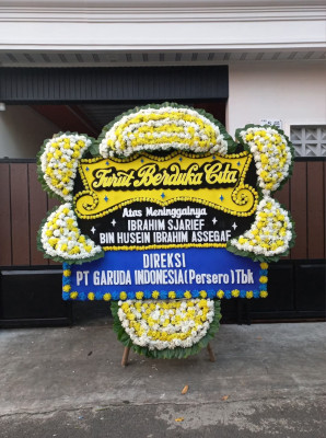 Papan Bunga Duka di Yawakukat