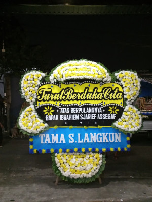 Papan Bunga Duka di Yawakukat